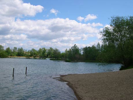 Il lago all'interno del Parco.